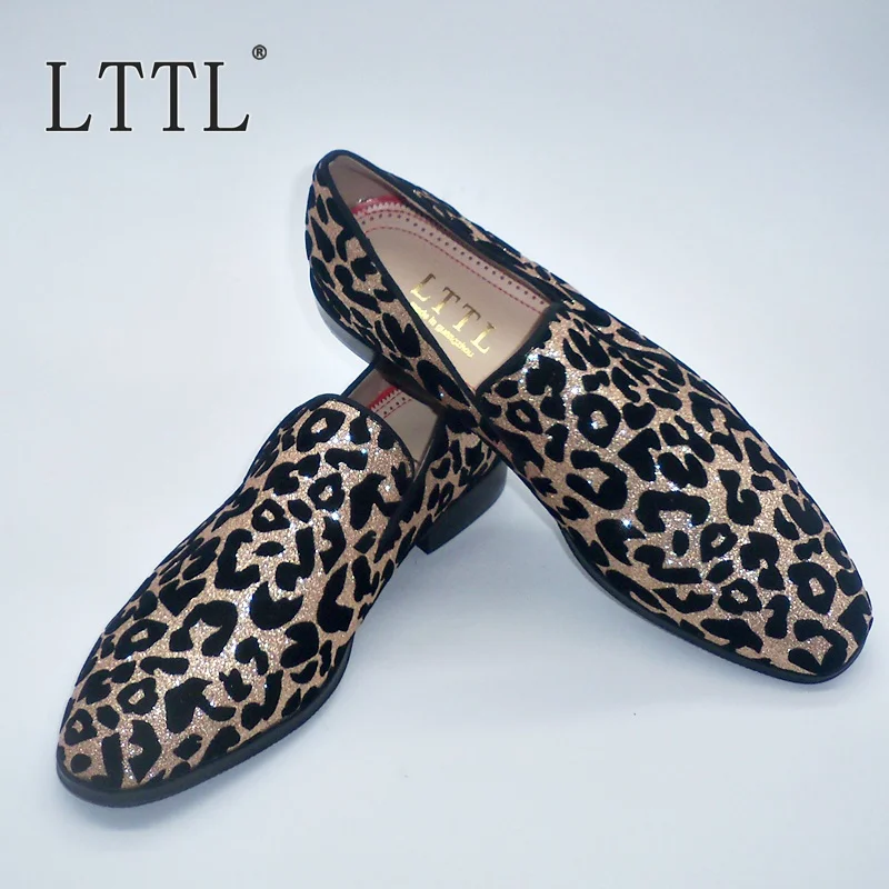 slip on leopard print loafers