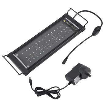 

LED Aquarium Light Fish Tank Lamp Lighting Energy Saving with Extendable Brackets DC156