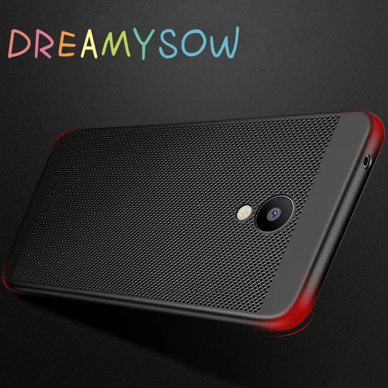 Heat Dissipation Phone Case For Meizu 15 M5 M6 Note M3 Full Protection Back Cover M5S M5C Pro7 Protective Shell |