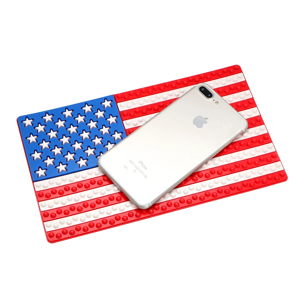 26*15.5cm Non Slip Pad China UK US Germany Flag Auto