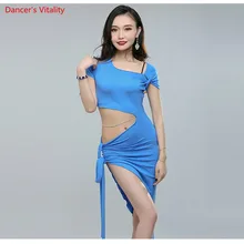 Бинты Дизайн Женщины Конкурс Высокого Класса Костюмы для Живота Танец Живота Производительность Сценическое Платье 3 цвет