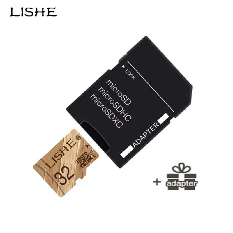 Карта памяти 100% оригинал LISHE карты 32 ГБ 64 128 40 МБ/с. UHS-I TF Micro SD class10 ультра SDHC SDXC flash |