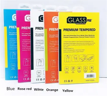 

Empty Retail Package Boxes Packaging For Premium Tempered Glass 9H Screen Protector For iphoneX 8 Plus 7 Plus Samsung Note8