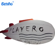 AO118 Сумасшедшие цены! ПВХ 26ft 8 м Надувные освещенные гелием дирижабль Zeppelin с хвостом и бесплатный ремонт Комплекты/