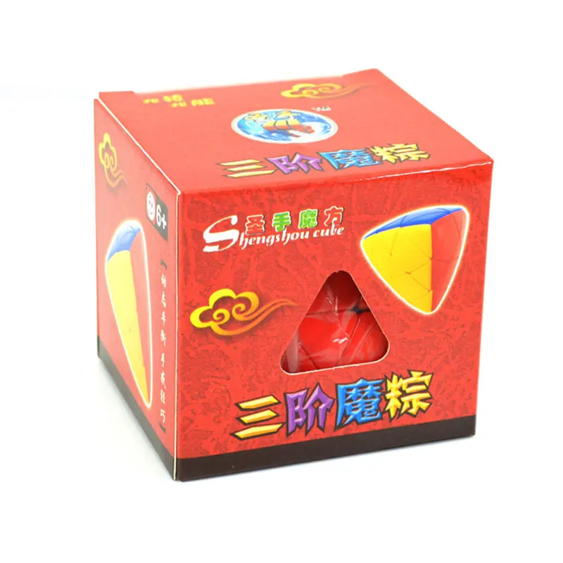 Shengshou Mastermorphix Волшебная скорость 3x3 куб Zongzi рисовая пельмень липкая Головоломка