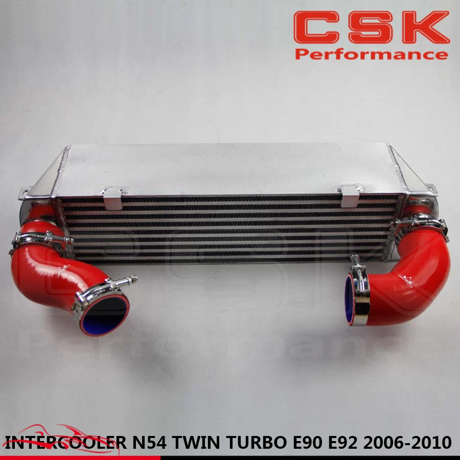 Комплект TWIN TURBO INTERCOOLER для BMW 135 135i 335 335i E90 E92 2006 2010 N54 красный|turbo intercooler kit|intercooler kittwin