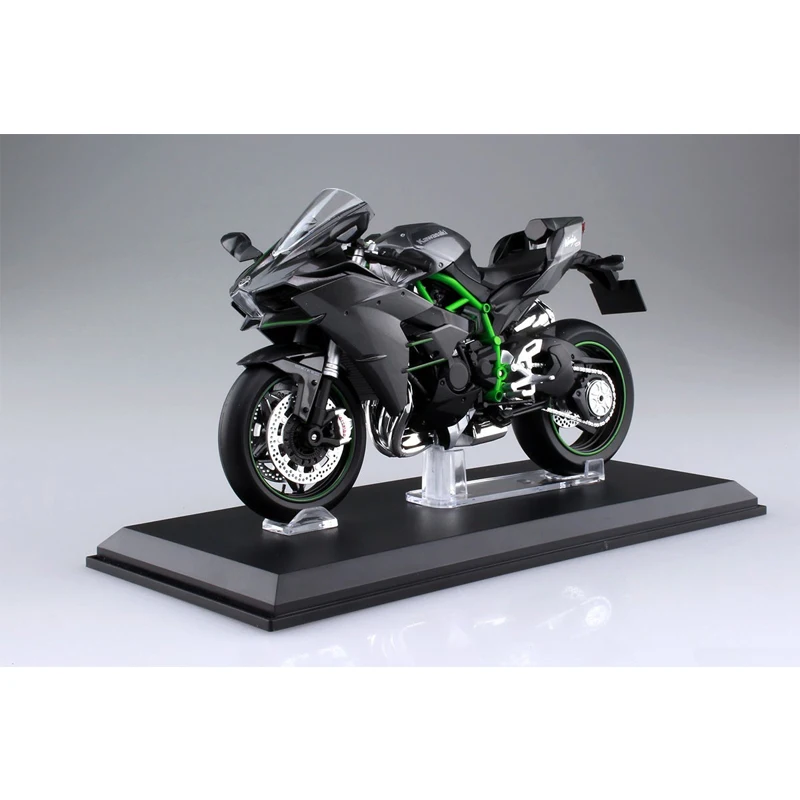 OHS Aoshima 104569 1/12 Ninja H2R Street Ver. Масштаб готовой литья под давлением мотоциклов Модель