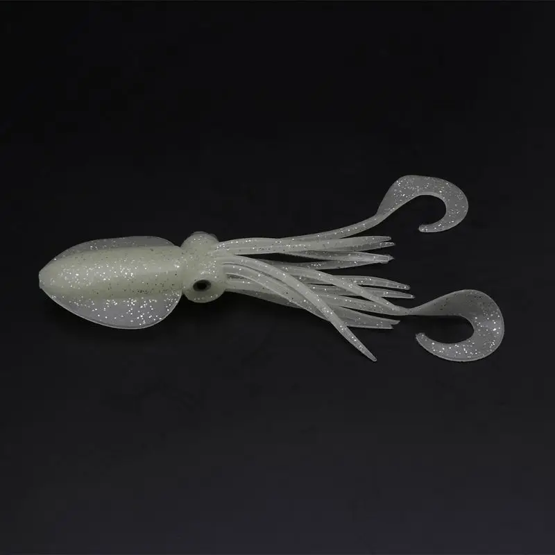 

Noctilucous Simulation Squid Soft Baits Fish Killer Fishing Lure Trolling Saltwater Bait Lures