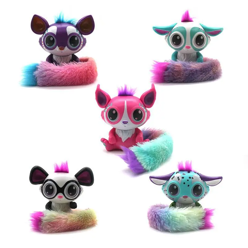 

Lil' Gleemerz Acousto-optic touch interactive pet magicColoured tail Doll Figure Funny Model Toys Kids Christmas Gifts