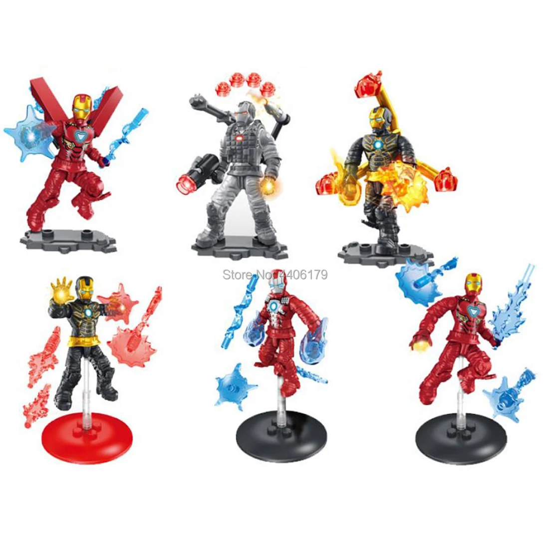 

hot LegoINGlys Marvel Super Hero Avengers Ironman mk85 mk20 MK47 MK6 mk41 Mech figures mega Building Block model brick toys gift