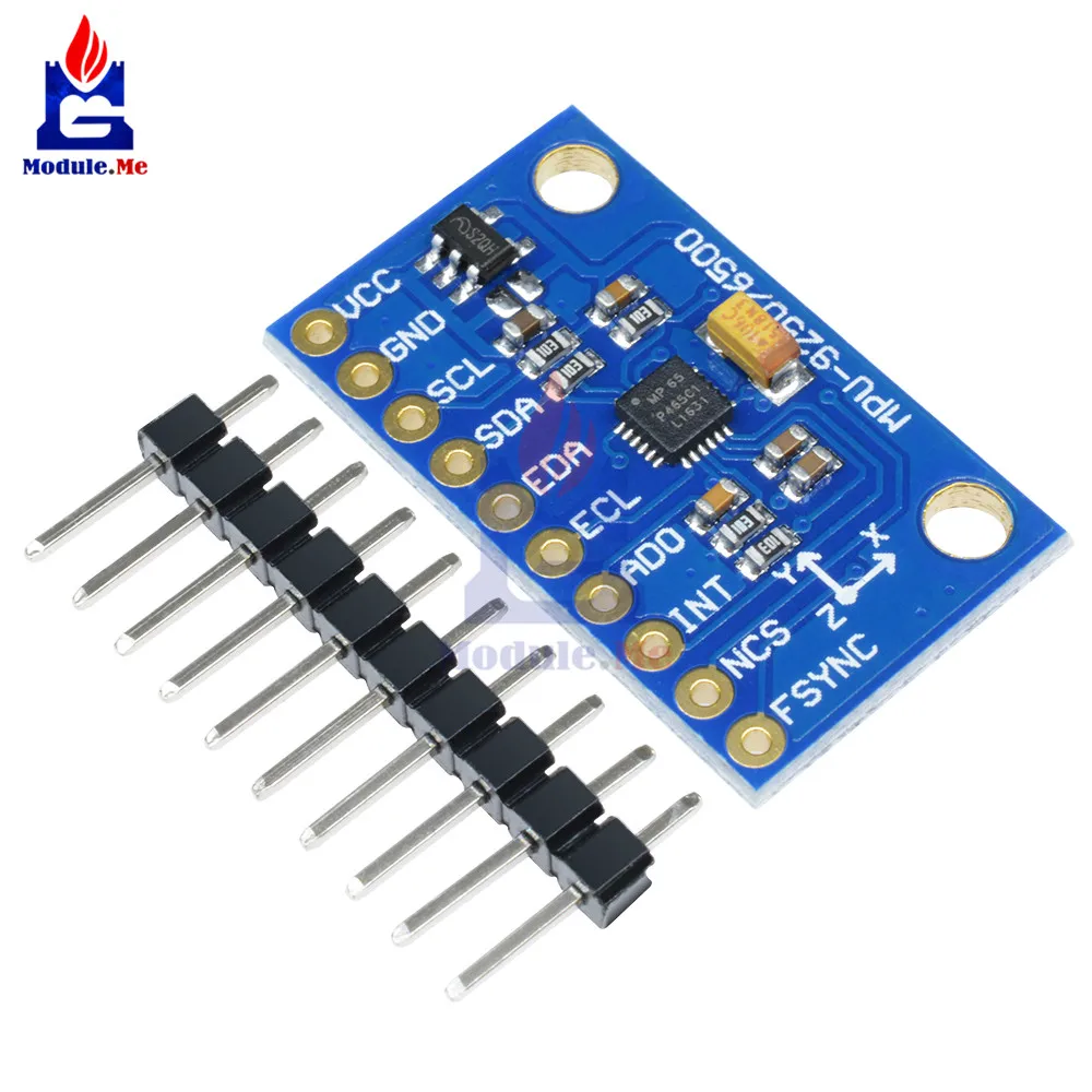 

diymore GY-6500 GY-MPU6500/9250 IIC I2C SPI 6-Axis Gyroscope Accelerometer Sensor Module for Arduino Replace MPU6050
