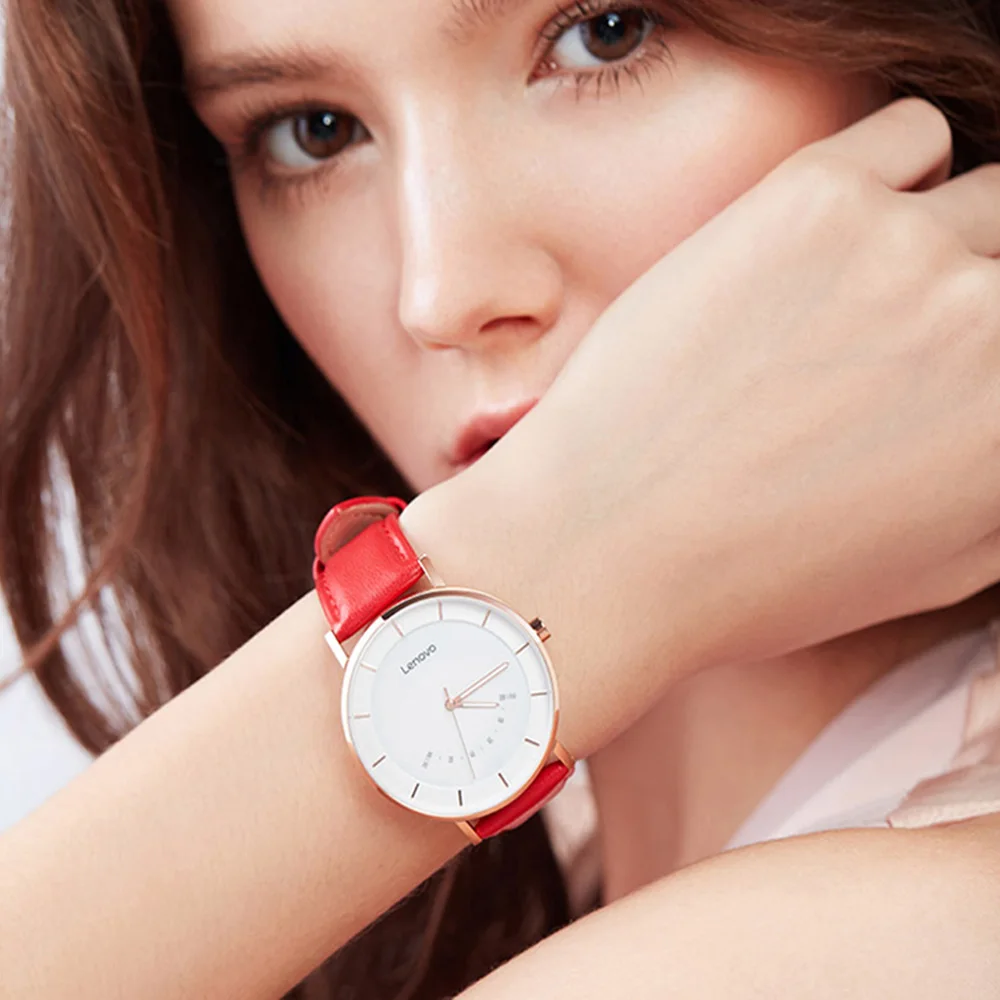 

Lenovo Watch S Smart Watch Fashion Business 5ATM Smart Watch with Beeping Vibration Waterproof Quartz Watch For Women