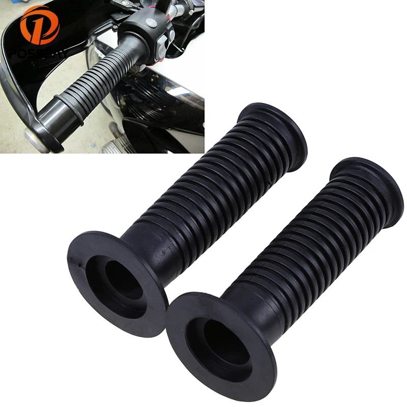 POSSBAY 1 Pair 22mm 7/8" Motorcycle Handlebar Hand Grips Cover Dirt