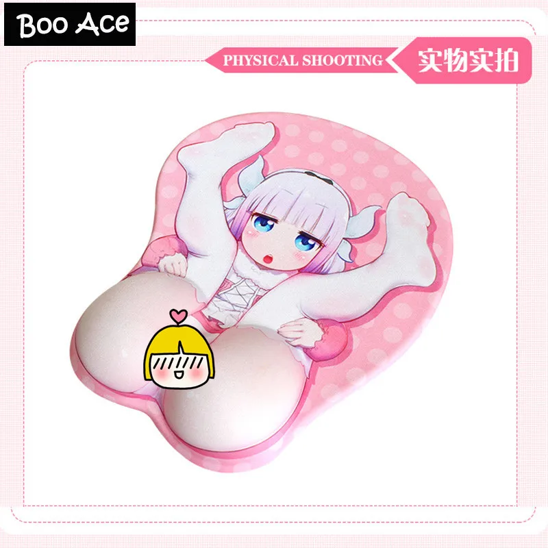 Коврик для мыши Kobayashi san chi no maid dragon Kanna Kamui 3D с силиконовым гелем размер 26*22 см|mouse