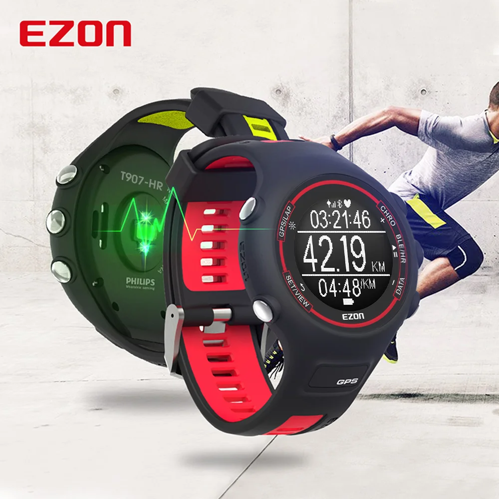 sports watch with heart rate monitor and gps