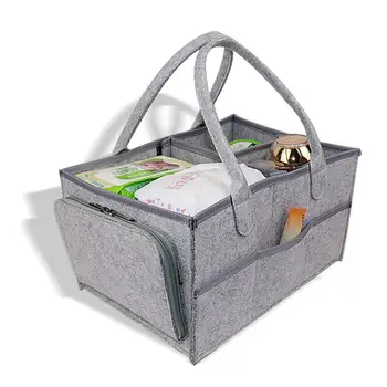 

Baby Diaper Caddy Organizer Portable Holder Bag For Changing Table Car Nursery Essentials Storage Functional Bag