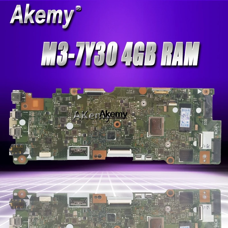 Laptop Motherboard For ASUS TP401CA TP401C TP401CA7Y30 Mainboard 64GB SSD M3-7Y30 4GB RAM