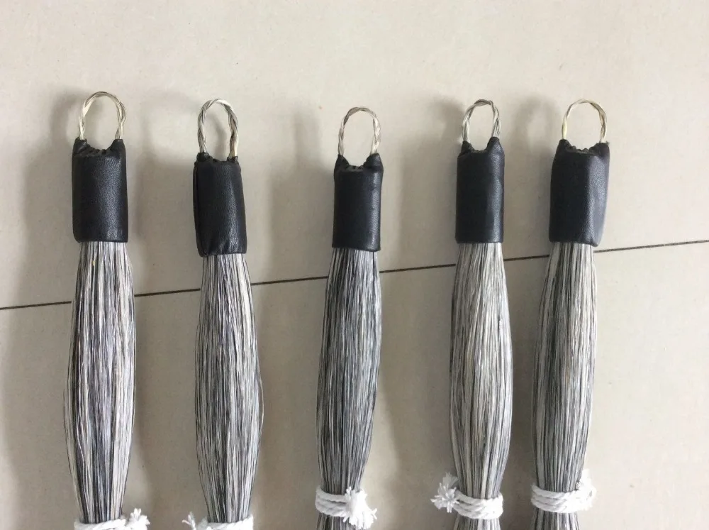 

5 pieces Light Grey Horse Tail Hair Extension 70-76cm 170grams