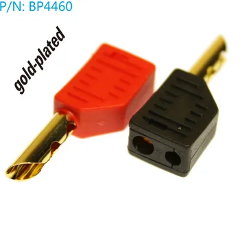 

Red! 100PCS Gold plated stackable 4mm