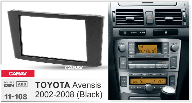 CARAV 11-780 Car Radio Installation Trim Fascia Panel