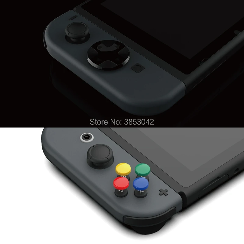 Skull & Co. D-Pad Button Cap Set Thumb Grip for Nintend Nintendo Switch Joy-Con Controller (3)