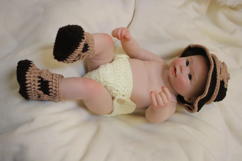 Настоящее касание 51 см полное тело силикона Reborn Baby Doll игрушки новорожденный мальчик кукла подарки на Рождество и день рождения подарок Bathe игрушка