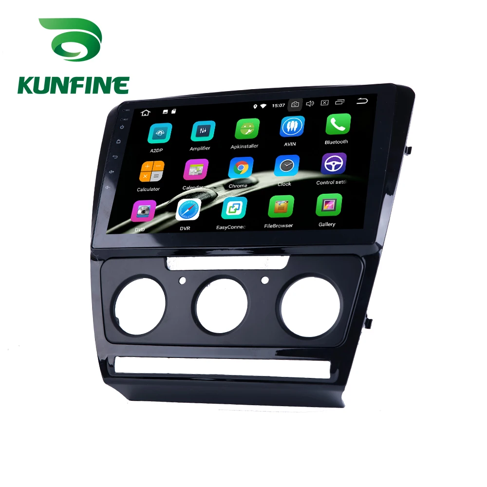 Cheap Android 9.0 Ram 4G Rom 64G PX6 Cortex A72 Car DVD GPS Multimedia Player Car Stereo For Skoda Octavia 2007-2013 MT/AT Radio 4
