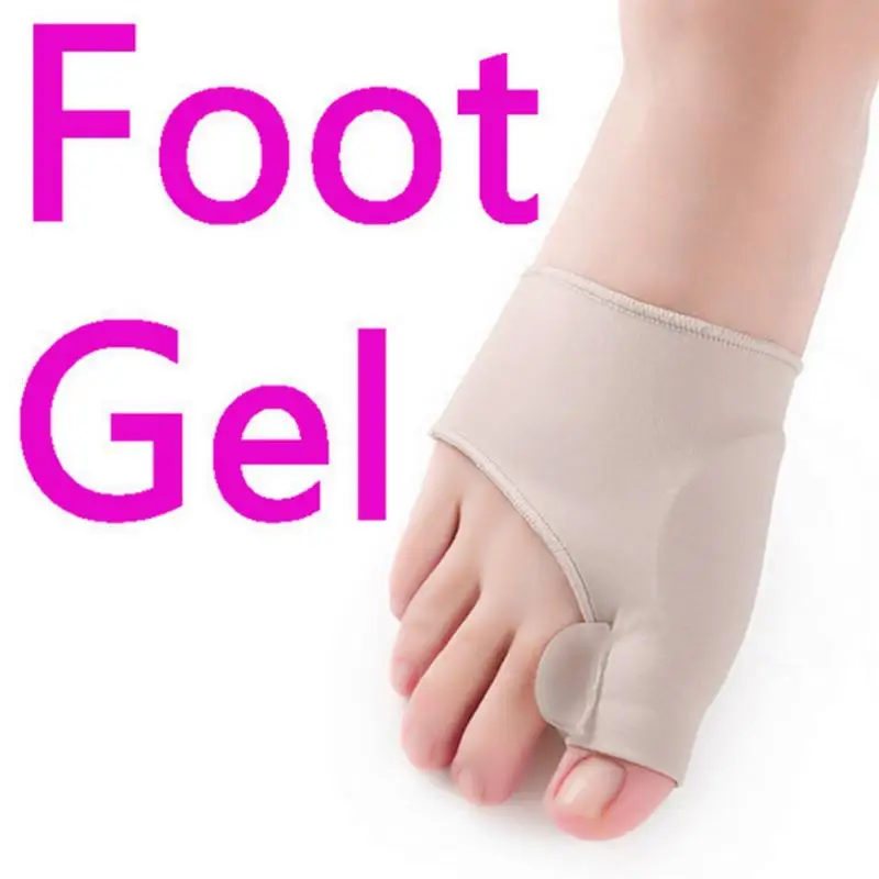 

1 pair Toe Separator Hallux Valgus Bunion Corrector Orthotics Feet Bone Thumb Adjuster Correction Pedicure Sock Straightener