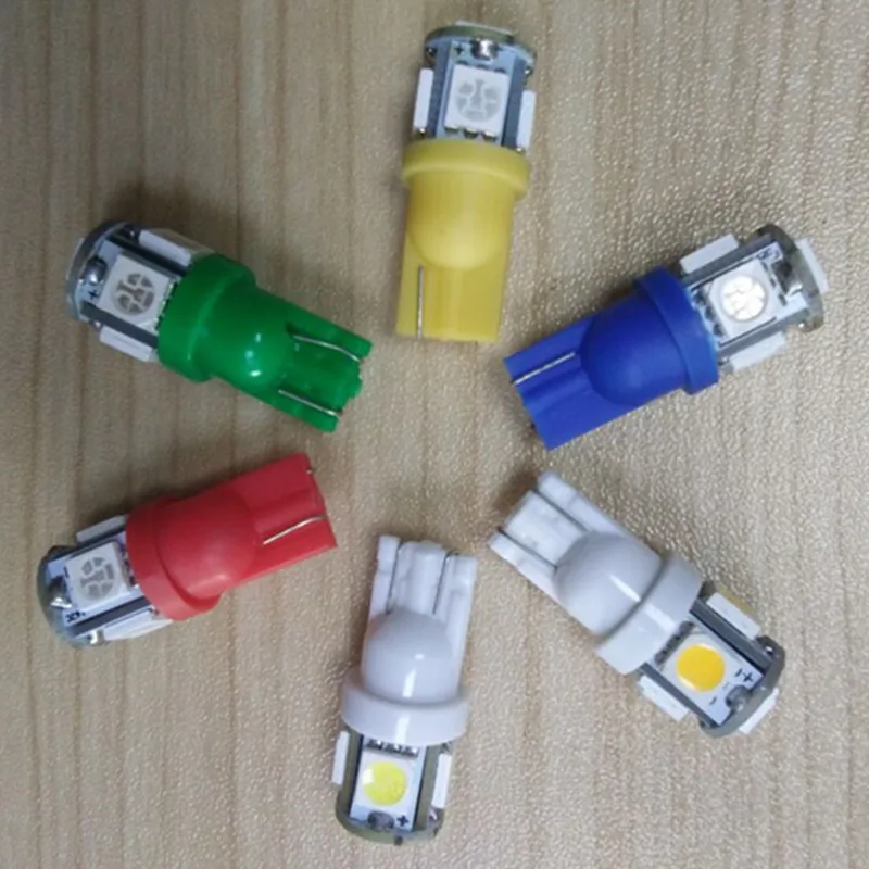 T10 светодиодный светильник для автомобиля W5W 192 168 Клин 5 s SMD 5050 Светодиодный