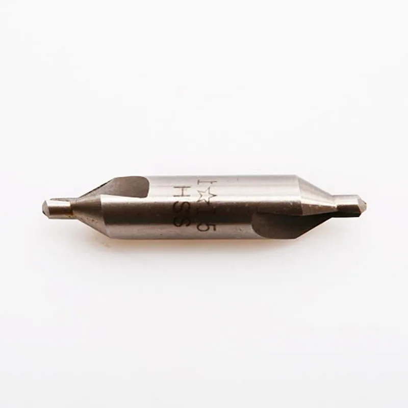 Hot Selling New 5 Pcs HSS Center Drills 60 degree Combined Countersinks Degree Angle Bit Tip Set Tool Drop ship