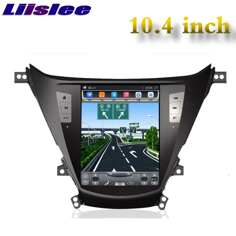 Для hyundai i35 Elantra Avante MD UD 2011~ NAVI LiisLee автомобильный мультимедийный плеер gps карты wifi Аудио CarPlay Радио Навигация - Цвет: Hyundai-Elantra