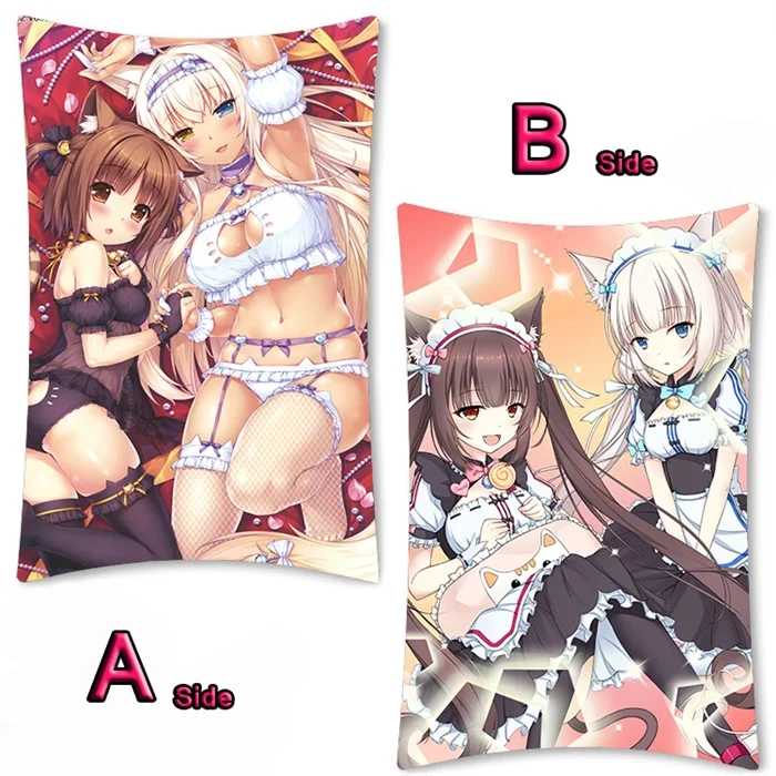 Аниме Nekopara Chocolat ванильный Azuki кокосовый клен Dakimakura обнимающий чехол для подушки для тела, наволочка для подушки, 2WAY 35x55 см - Цвет: 05