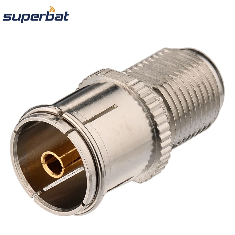 RF Coaxial Connector TV Tuner Antenna Adapter for Signal Transmission