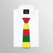 Fashion Colorful Stripe Printed Tie For Men Polyester Novelty Tie Necktie Slim Tie For Wedding Party Business Accessories 5LD39