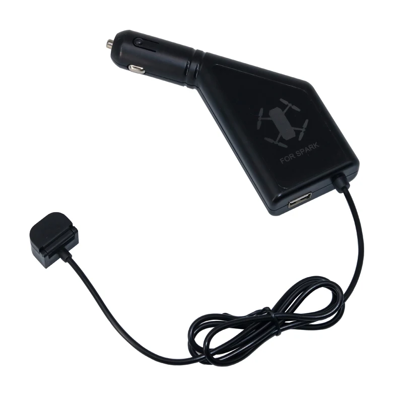 2 in 1 Car Charger Battery Charging & USB Port Remote Control Charge For DJI SPARK Accessories  1 (6)