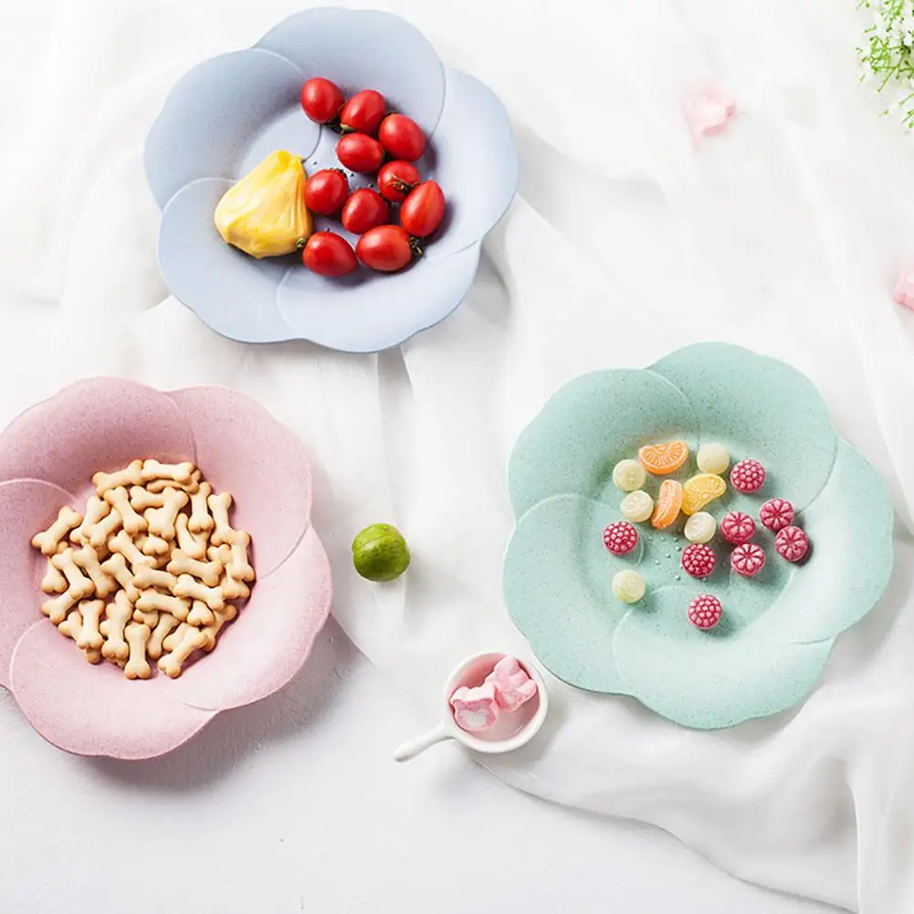 

Round Serving Platter Storage Tray Plastic Tray Plastic Tissue Box Storage Decor Tray kitchen organizer Home Storage Supplies