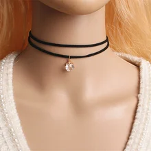 Горячее предложение Кручёные ожерелья Bijoux Мода кристалл кулон Цепочки и ожерелья Макси себе Чокеры Цепочки и ожерелья многослойные Цепочки и ожерелья Женская обувь ювелирные изделия