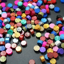 Portable Octagon Wax Pill Beads Wax Seal Sticks 100Pcs Vintage Sealing Wax Wedding Invitation Envelopes Portable Octagon Wax Pill Beads Wax Seal Sticks 100Pcs Vintage Sealing Wax Wedding Invitation Envelopes