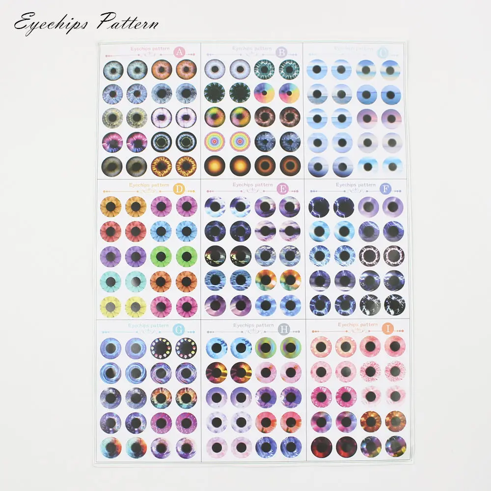 

Blyth doll Special Eyes chips pattern,suit for the 1/6 30cm BJD Without UV glue