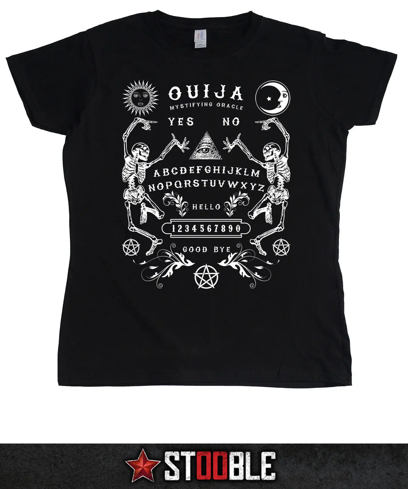 Женская футболка Ouija Board Skeletons Прямая поставка от Stockist новые футболки Забавные