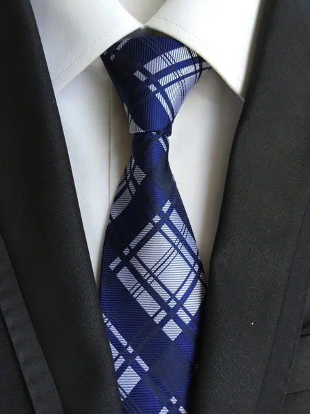 Новые очаровательные мужские шелковые галстуки, галстук для мужчин, повседневный галстук в полоску для мужчин, деловые вечерние галстуки для жениха - Цвет: Y-93