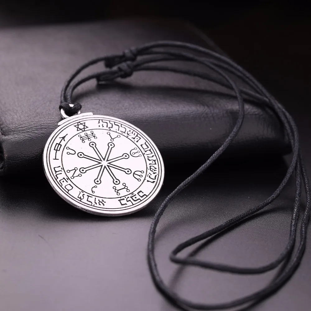 Teamer Excelsior Pentacle of Mars ожерелье талисман религиозная звезда круглая подвеска и Wicca