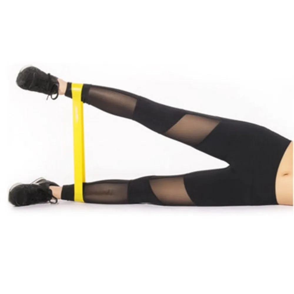 

Yoga Resistance Tension Band Loop Yoga Pilates For Home Fitness Exercise Workout Training Resistance Band