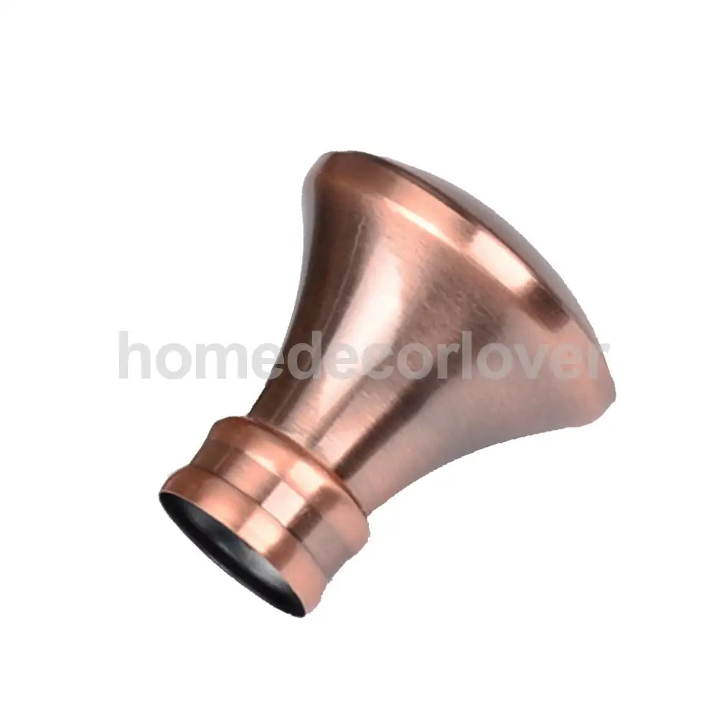 1 Piece Retro Curtain Pole Rod Finials Ends Heads 28mm