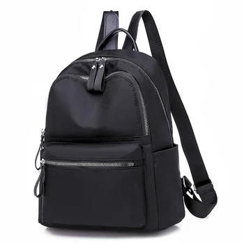 

Women Backpack Casual Rucksack Oxford School Shoulder Bag Waterproof Backpacks for Teenage Girls Black Student Back pack Mochila