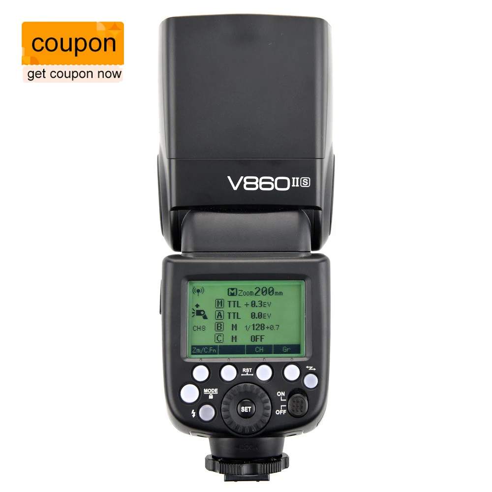 Godox Ving V860II V860II S Speedlite Li ion Battery Flash Fast HSS For