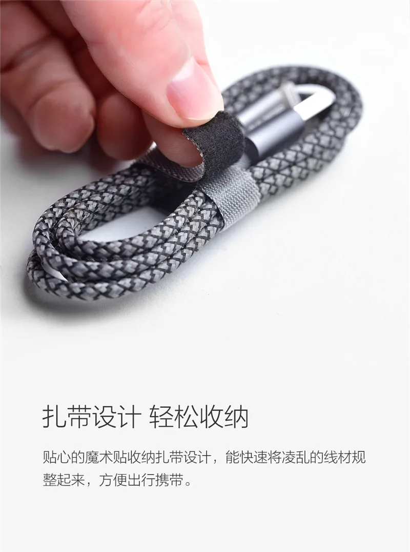 Кабель Xiaomi для iPhone кабель передачи данных для быстрой зарядки для iPhone X XS MAX 8 7 6 6S 5 iPad mini USB зарядное устройство провод шнур