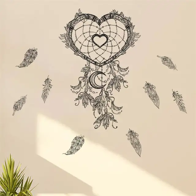 Us 2 46 5 Off Flying Feathers Wall Stickers For Bedroom Home Decor Diy India Style Living Room Bedroom Sofa Mural Art Pvc Wall Decal In Wall