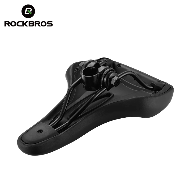 Велосипедное седло ROCKBROS мягкое удобное амортизирующее утолщенное широкое
