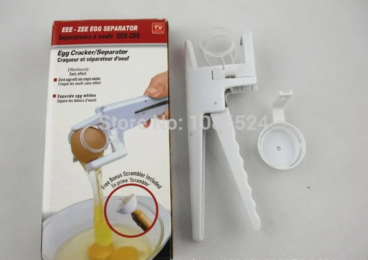 

High quality EZCracker Crack, Peel & Separate Eggs Perfectly Shell Chips Handheld Egg Cracker/egg ez cracker 96pcs JA26
